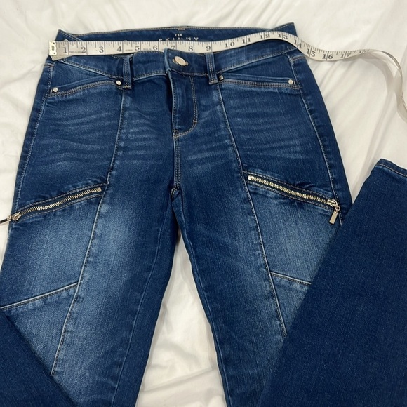 White House Black Market The skinny ankle Blue Skinny Jeans size 2 - Picture 5 of 12